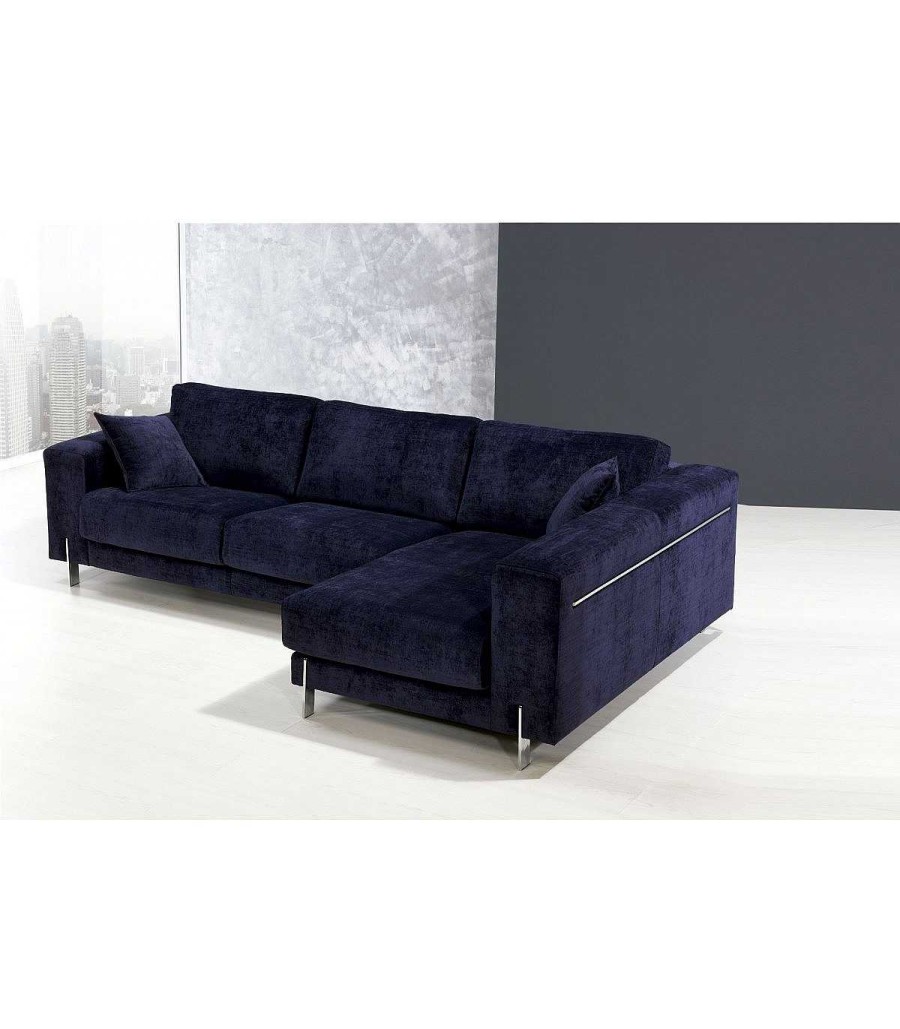 Sal N Ambar muebles | Sof Chaise Longue Moderna 2 Plazas Davincci