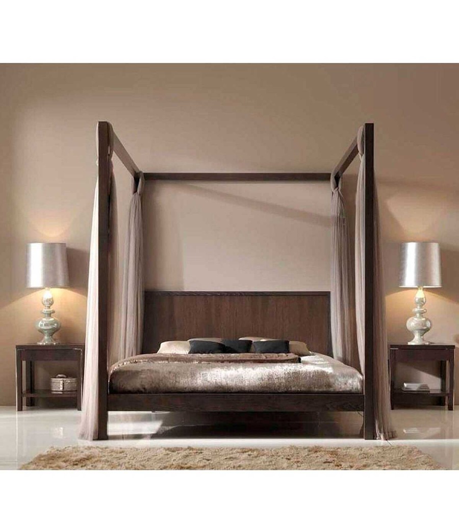 Dormitorio Ambar muebles | Cama Moderna Con Dosel Akita