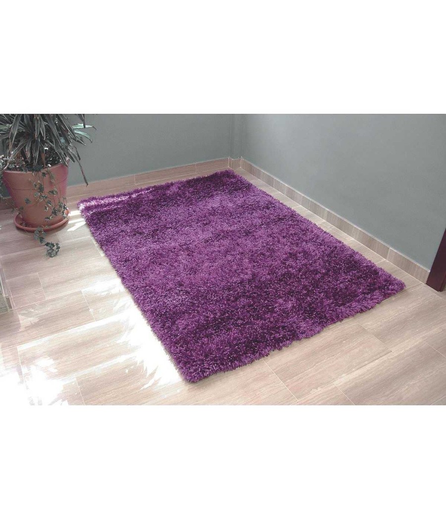 Decoraci N Ambar muebles | Alfombra Moderna Lisa Shaggy