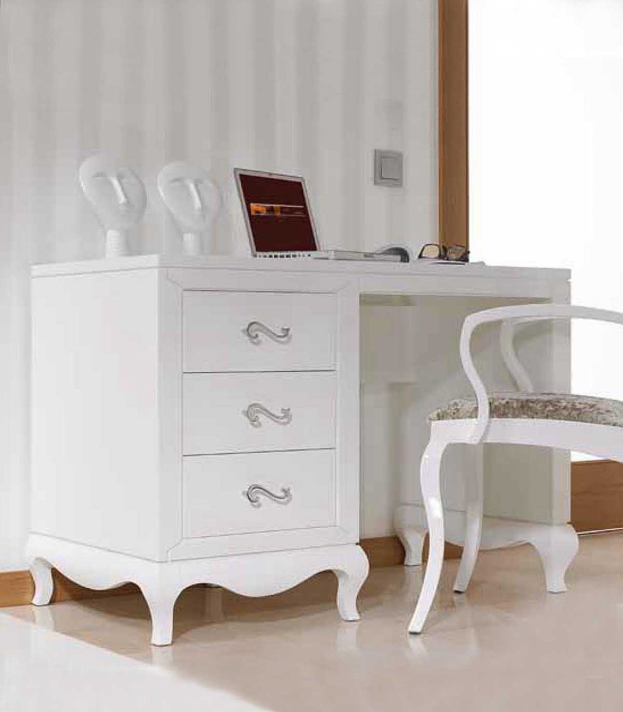 Dormitorio Ambar muebles | Tocador Moderno Blanco Peniche