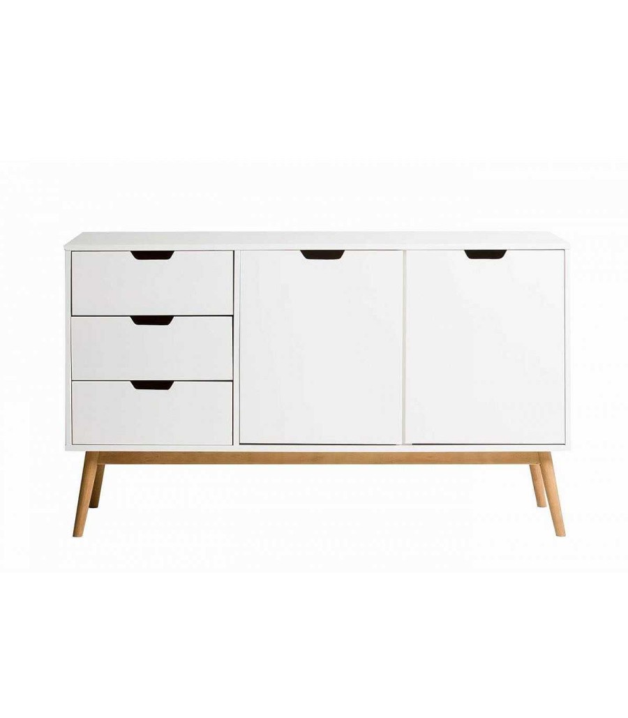 Comedor Ambar muebles | Aparador Moderno Blanco Boriqu N