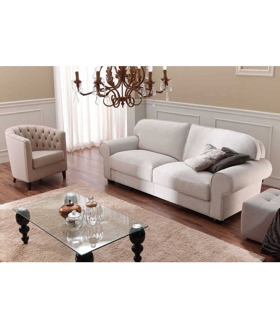 Sal N Ambar muebles | Sof Cl Sico Hans 3 Plazas