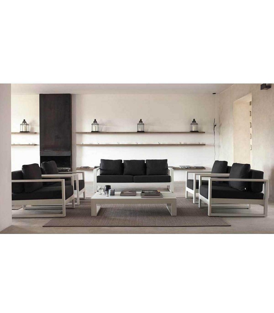 Jard N Ambar muebles | Sof Blanco De Terraza Y Jard N Bismarck