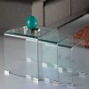 Sal N Ambar muebles | Mesas Nido Glass Transparente