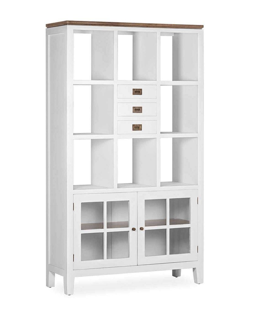 Sal N Ambar muebles | Librer A R Stica Blanca Everest