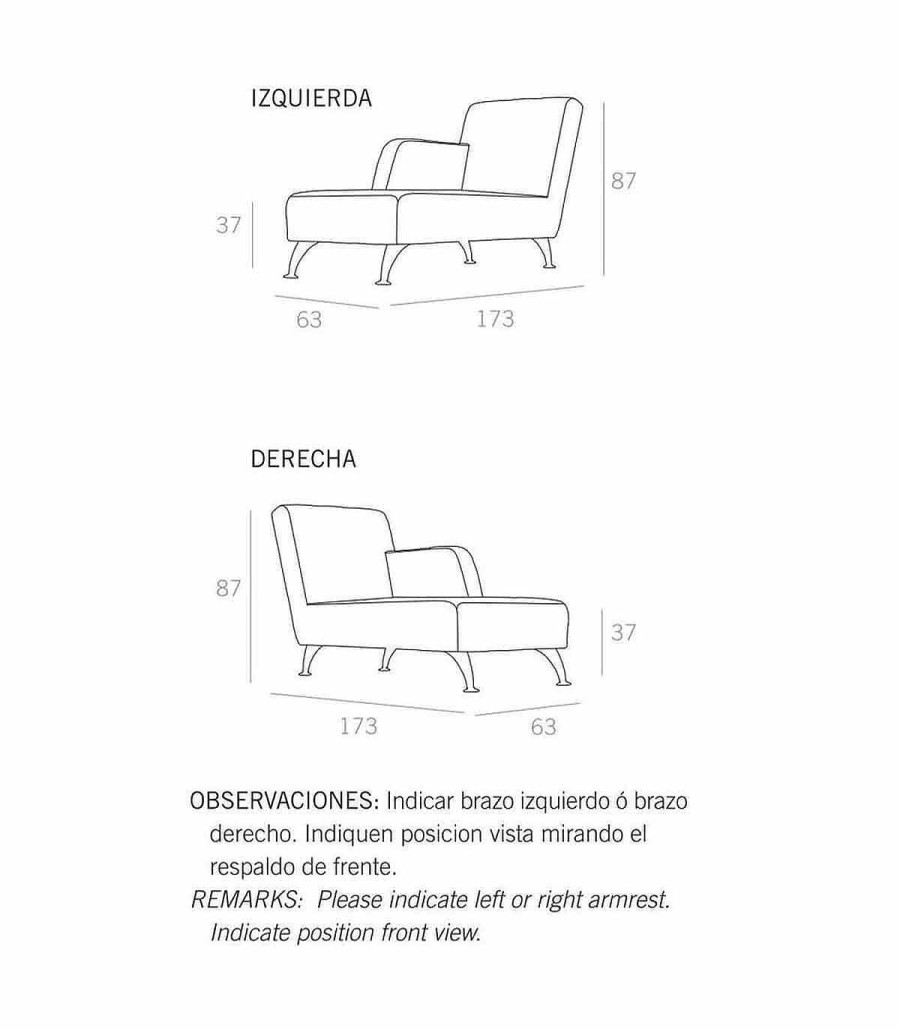 Sal N Ambar muebles | Chaise Longe Alba