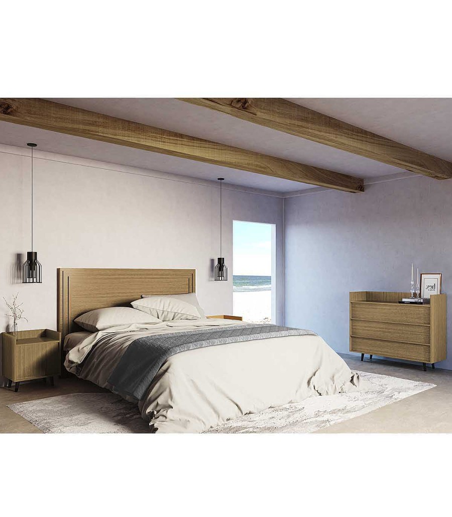 Dormitorio Ambar muebles | Cabecero Recto Moderno Kidal