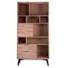 Sal N Ambar muebles | Librero Alto N Rdico Nauel