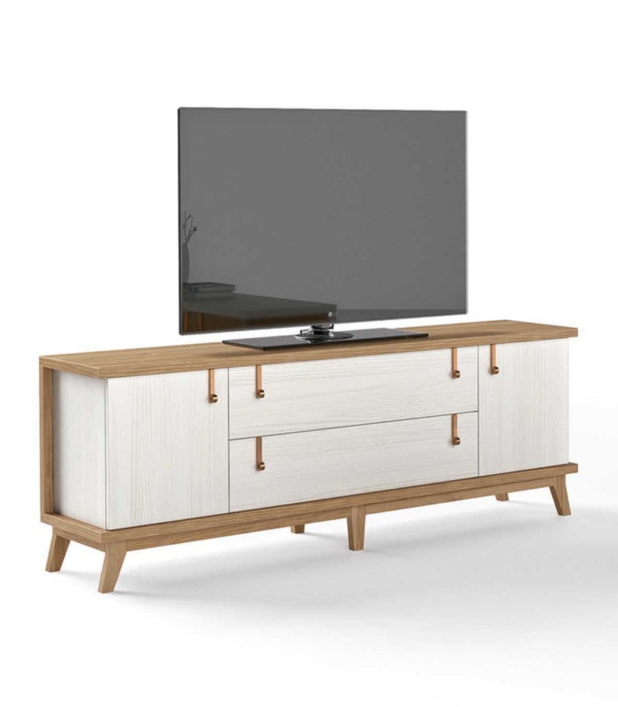 Sal N Ambar muebles | Mesa De Tv Contempor Nea Sajonia M