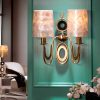 Iluminaci N Ambar muebles | Aplique De Pared 2 Luces Ed N