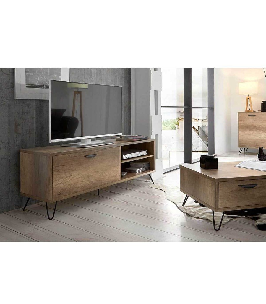 Sal N Ambar muebles | Mueble De Tv Industrial Luben