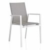 Jard N Ambar muebles | Silla Blanca De Jard N Apilable Adiav N