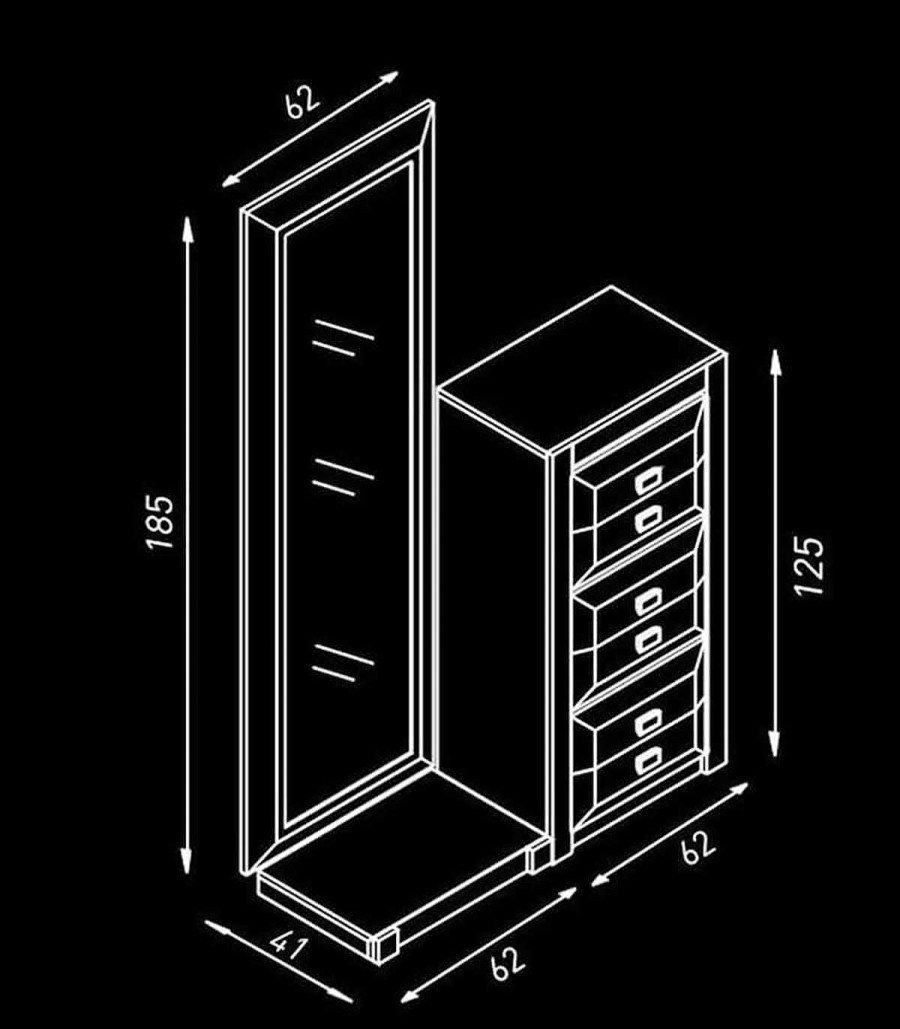 Dormitorio Ambar muebles | Sinfonier Moderno Numpe