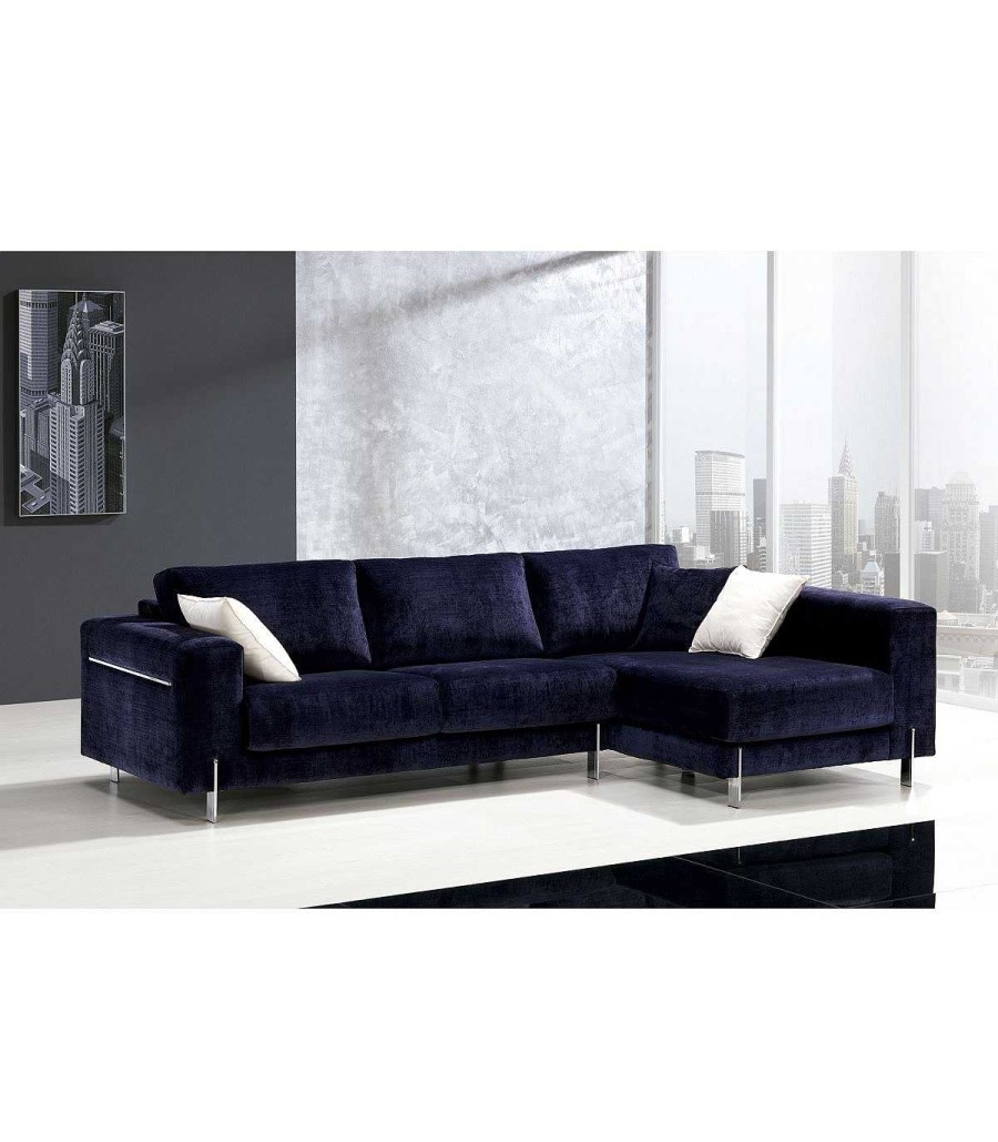 Sal N Ambar muebles | Sof Chaise Longue Moderna 2 Plazas Davincci