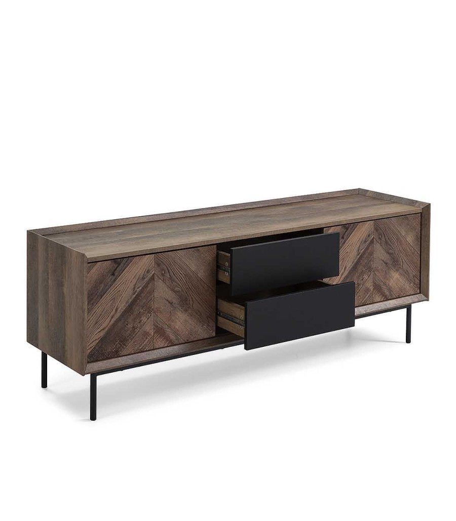 Sal N Ambar muebles | Mueble De Tv Puertas Moderno Didio