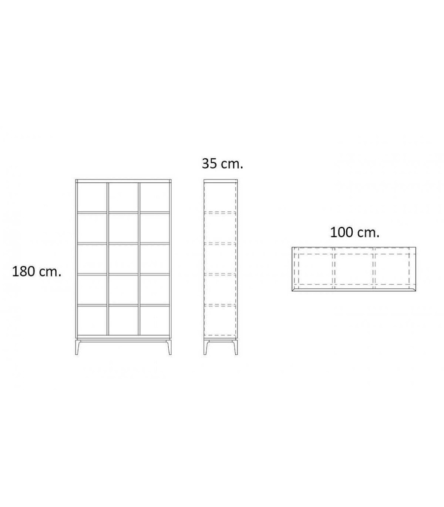 Sal N Ambar muebles | Librer A Contempor Nea Alta Passarella