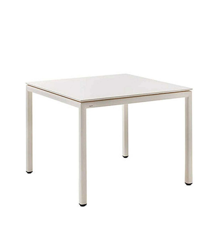 Jard N Ambar muebles | Mesa De Aluminio Cuadrada Summer