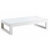 Jard N Ambar muebles | Mesa De Centro Blanca Para Terraza Y Jard N Bismarck