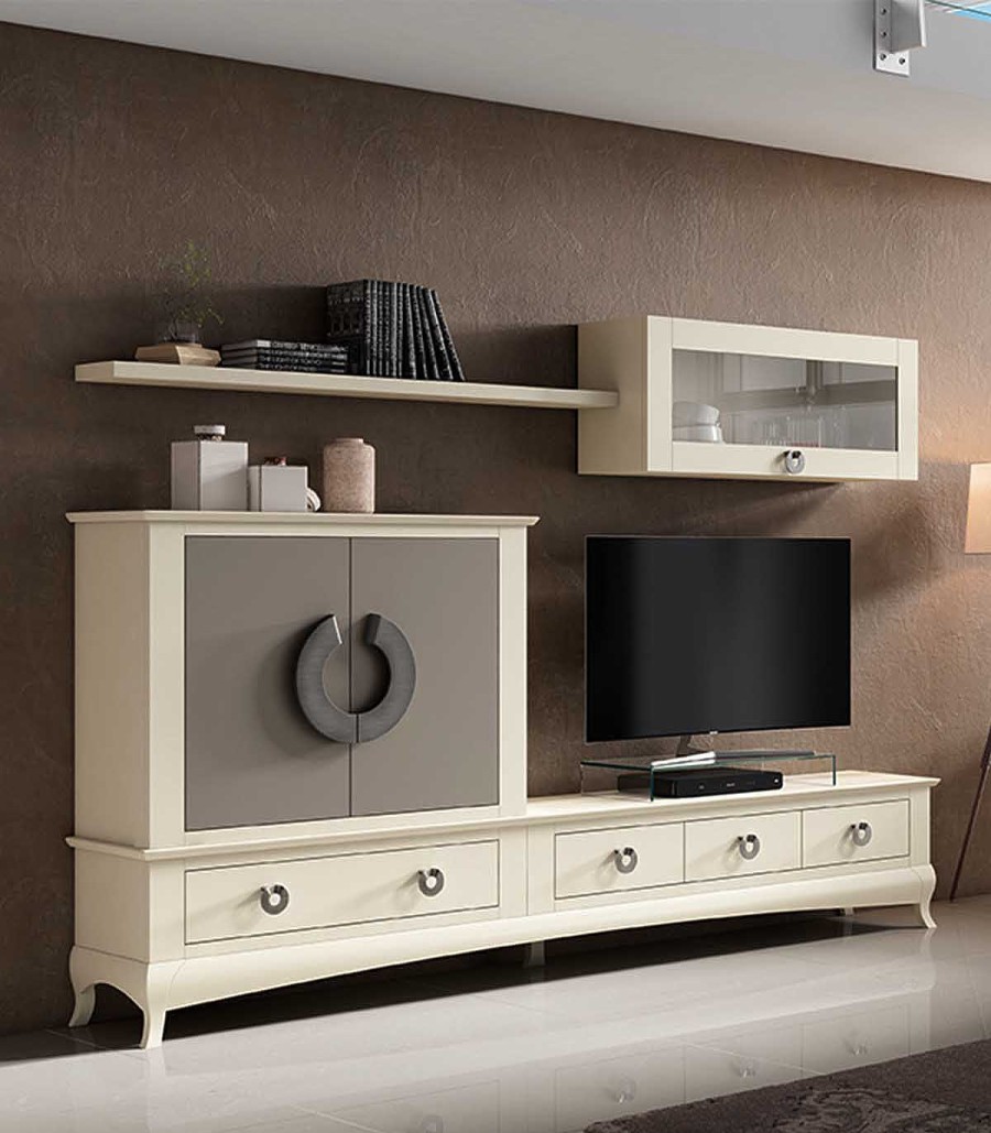 Sal N Ambar muebles | Mueble Tv Cl Sico Contempor Neo Antanely