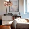 Iluminaci N Ambar muebles | L Mpara De Pie Moderna Oro Rosa Narisa