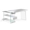 Despacho Ambar muebles | Mesa Escritorio Moderna Blanca Ketra