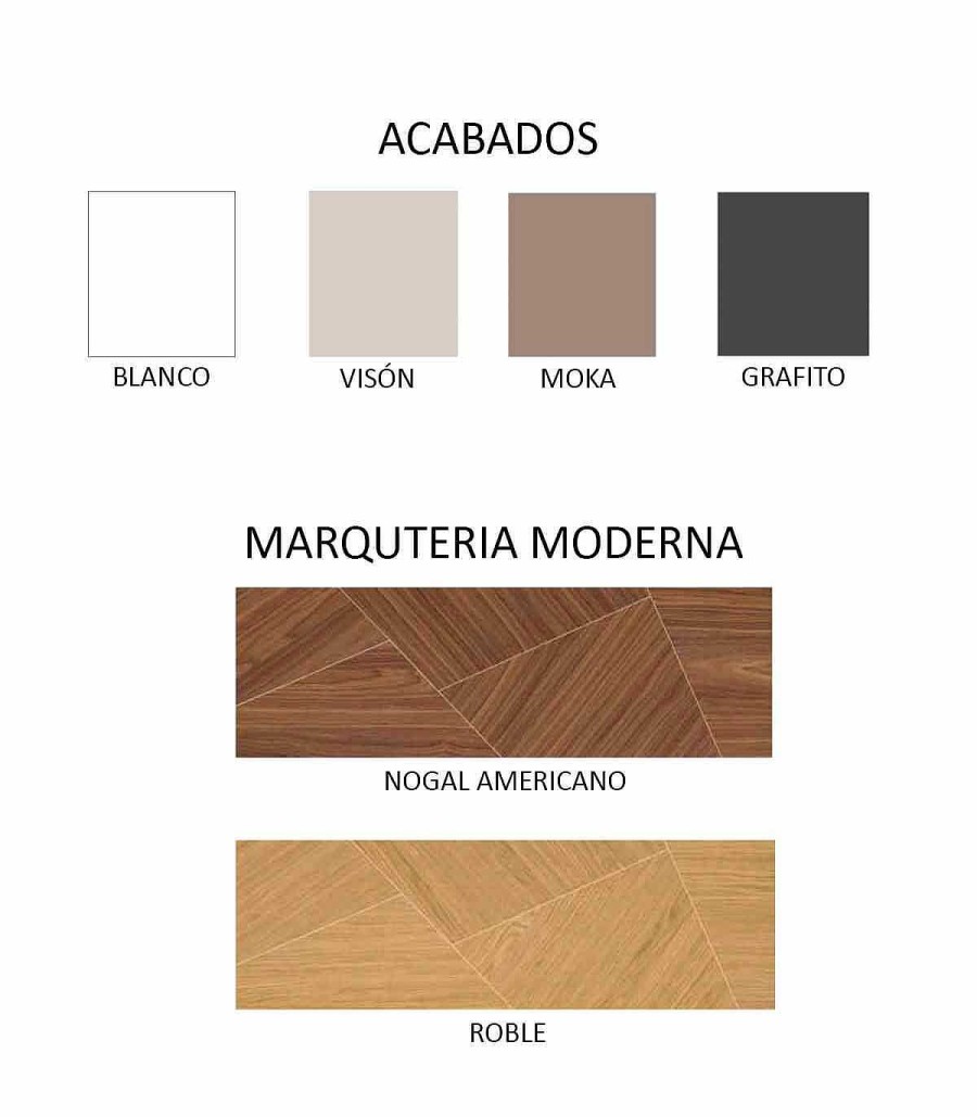 Recibidor Ambar muebles | Recibidor Moderno Con Puertas Actea