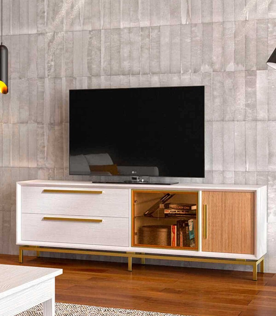 Sal N Ambar muebles | Mueble De Tv Estoril Cristal