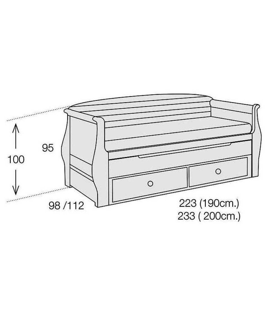 Juvenil Ambar muebles | Cama Nido Louis Philippe Velgan