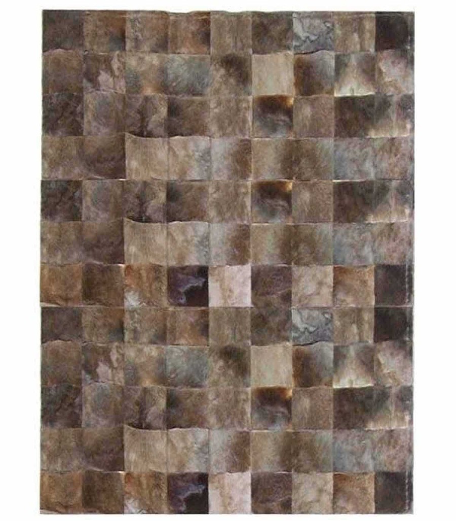 Decoraci N Ambar muebles | Alfombra Patchwork Piel Blesbok