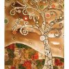 Decoraci N Ambar muebles | Cuadro Moderno Rbol Duende De Klimt