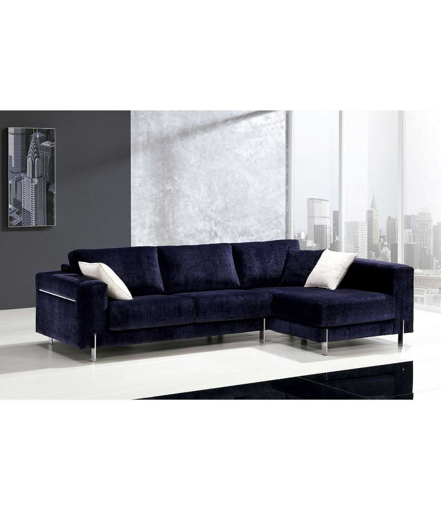 Sal N Ambar muebles | Sof Chaise Longue Moderna 4 Plazas Davincci