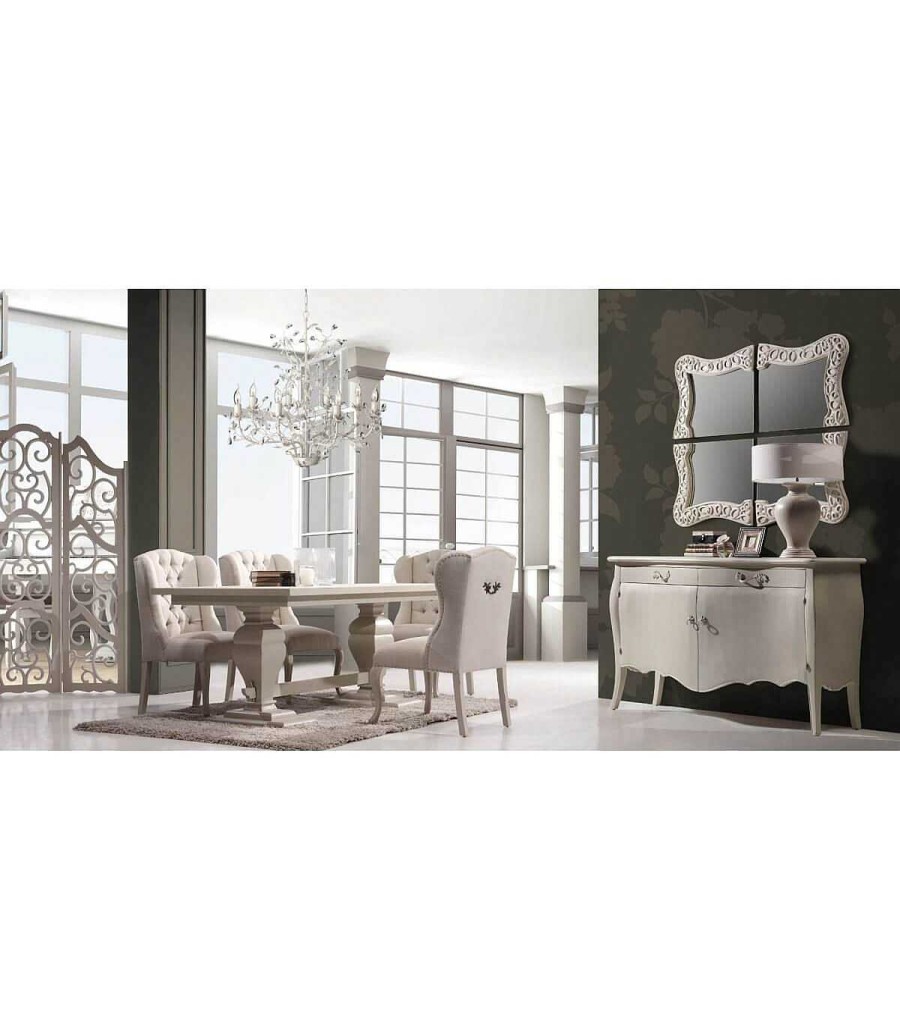 Comedor Ambar muebles | Comedor Cl Sico Blanco Nabil