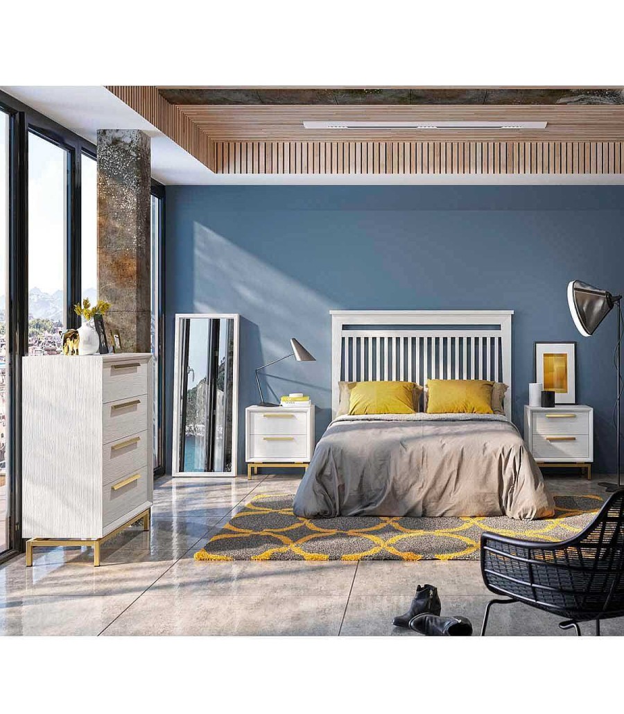 Dormitorio Ambar muebles | Dormitorio Contempor Neo Blanco Estoril