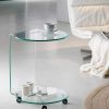 Sal N Ambar muebles | Mesa Auxiliar De Cristal Glass