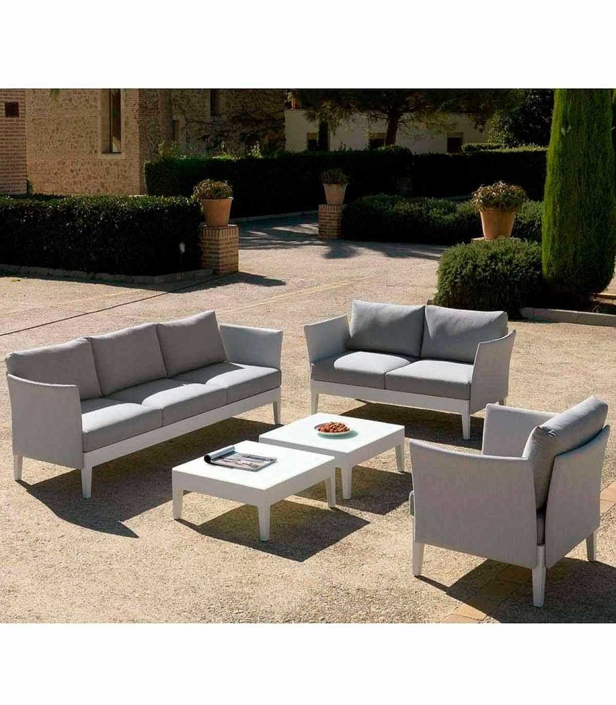 Jard N Ambar muebles | Sof De Jard N Blanco Capri