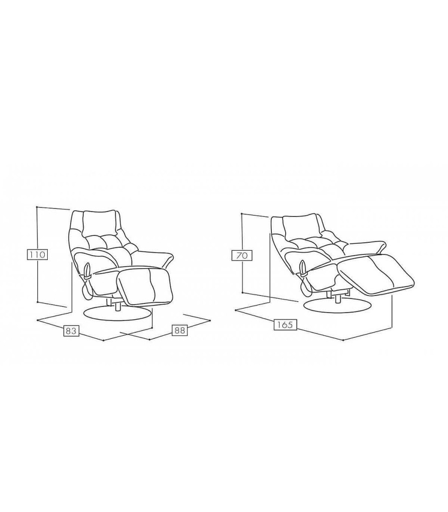 Sal N Ambar muebles | Butaca Relax Moderna Royan