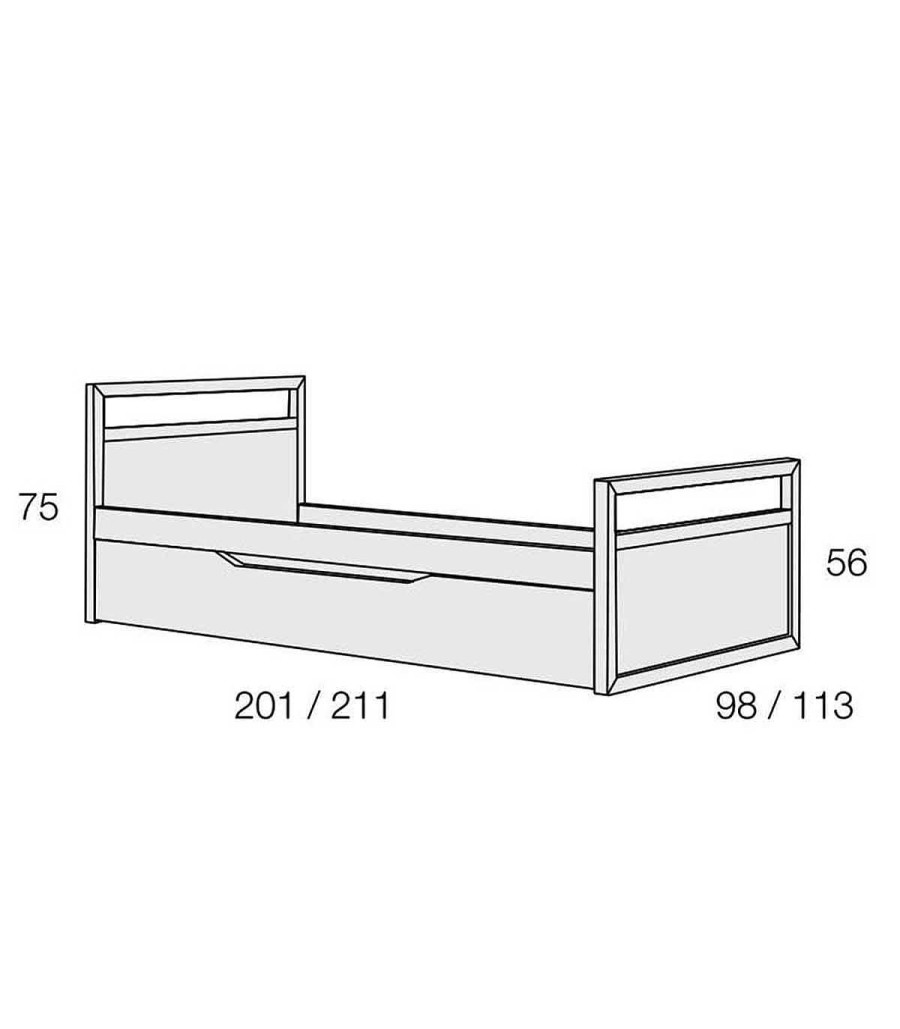 Juvenil Ambar muebles | Cama Nido Infantil Tirant