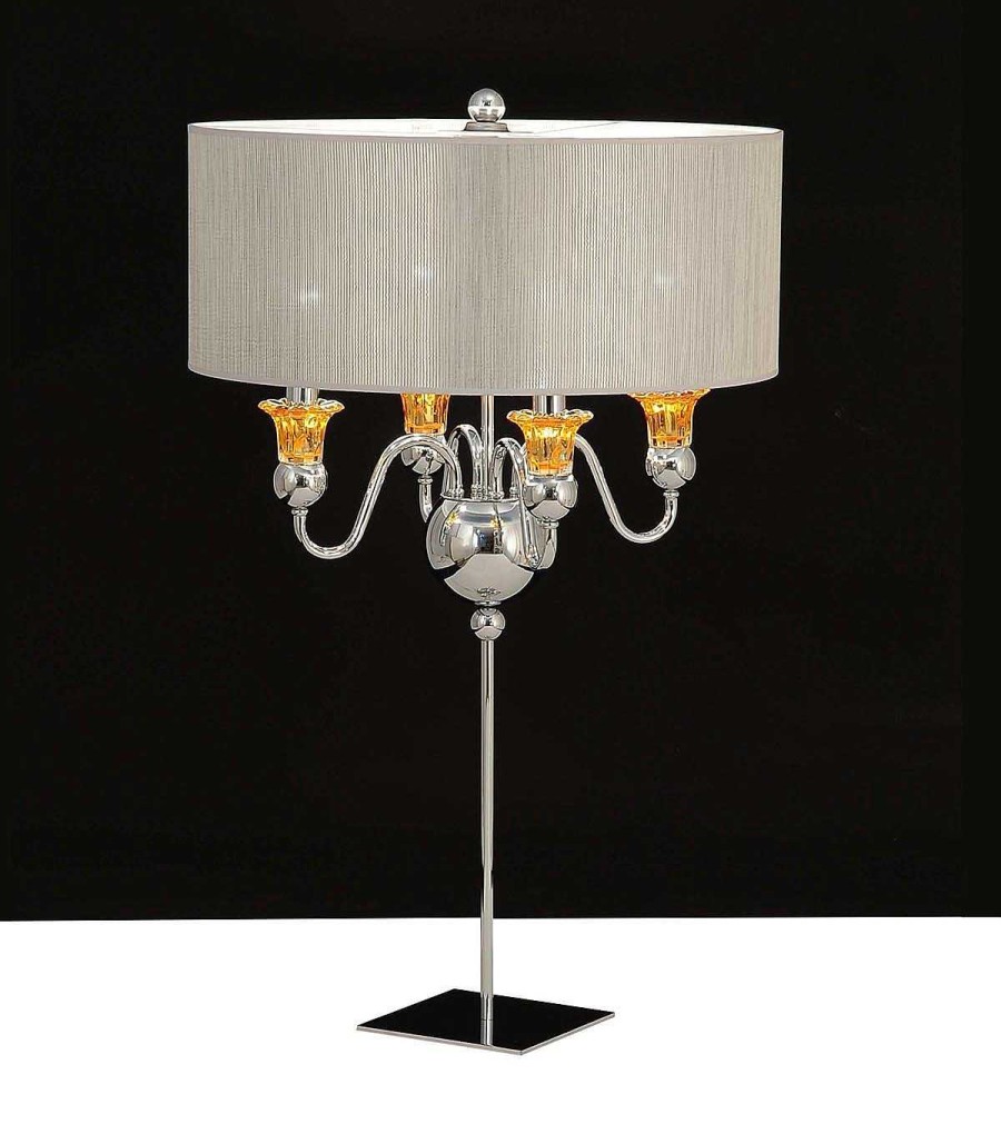 Iluminaci N Ambar muebles | L Mpara Cuatro Luces Gladys Ii