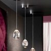 Iluminaci N Ambar muebles | Colgante Moderno 1 Luz Cromo Roc O