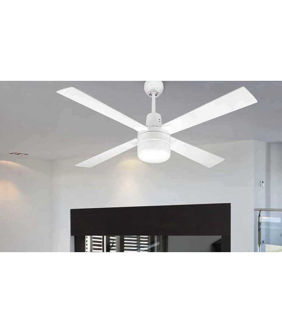 Decoraci N Ambar muebles | Ventilador De Techo Moderno Con Luz 50985