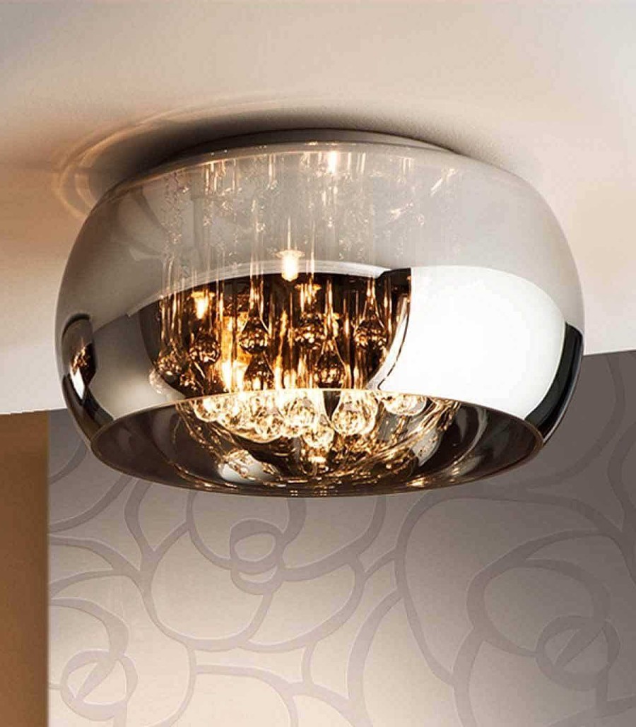 Iluminaci N Ambar muebles | Plaf N De Techo Moderno Globo