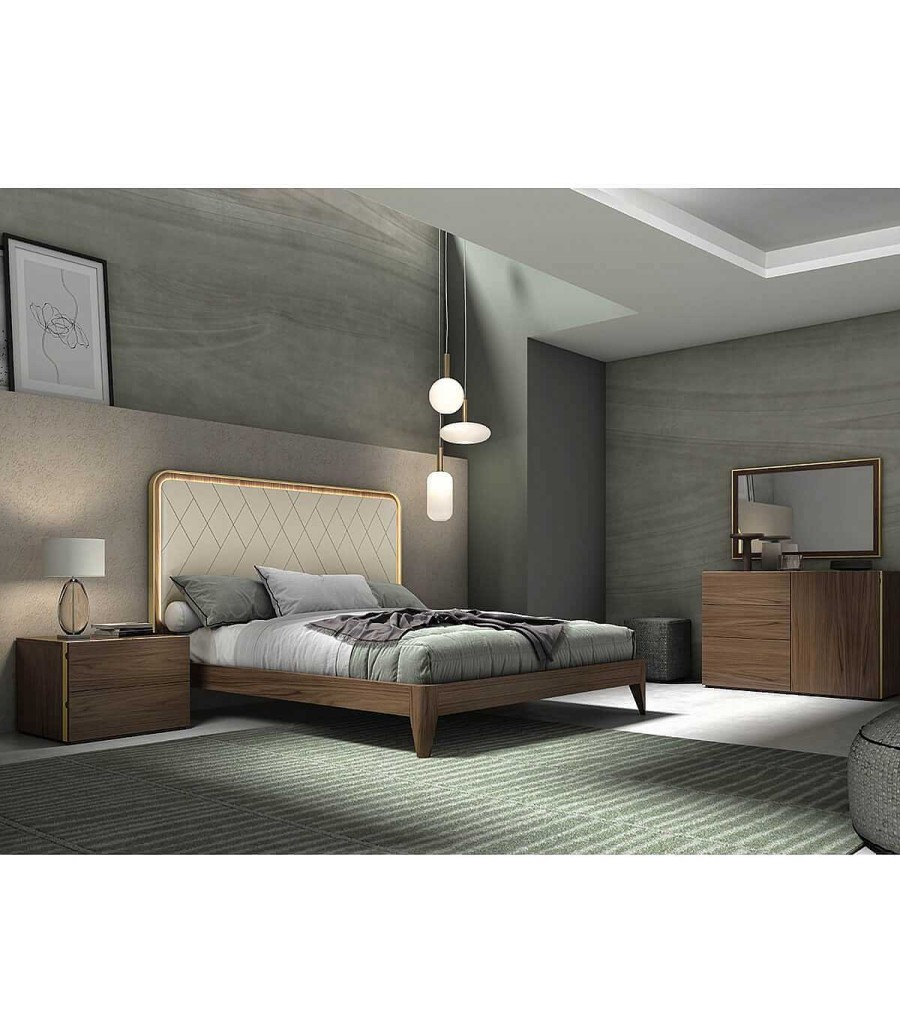 Dormitorio Ambar muebles | Dormitorio Contempor Neo Nogal Galaxy