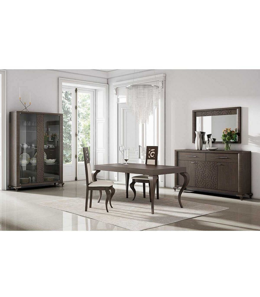 Comedor Ambar muebles | Vitrina Moderna Dorate