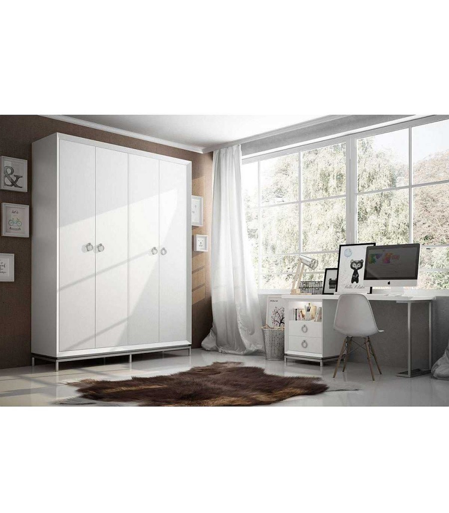 Dormitorio Ambar muebles | Armario Contempor Neo Blanco Dor 50