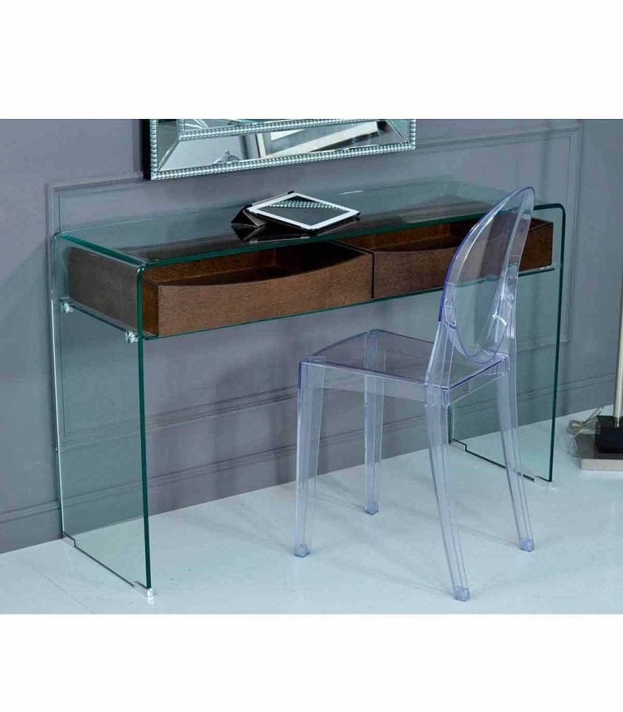 Juvenil Ambar muebles | Escritorio Moderno De Cristal Veralte