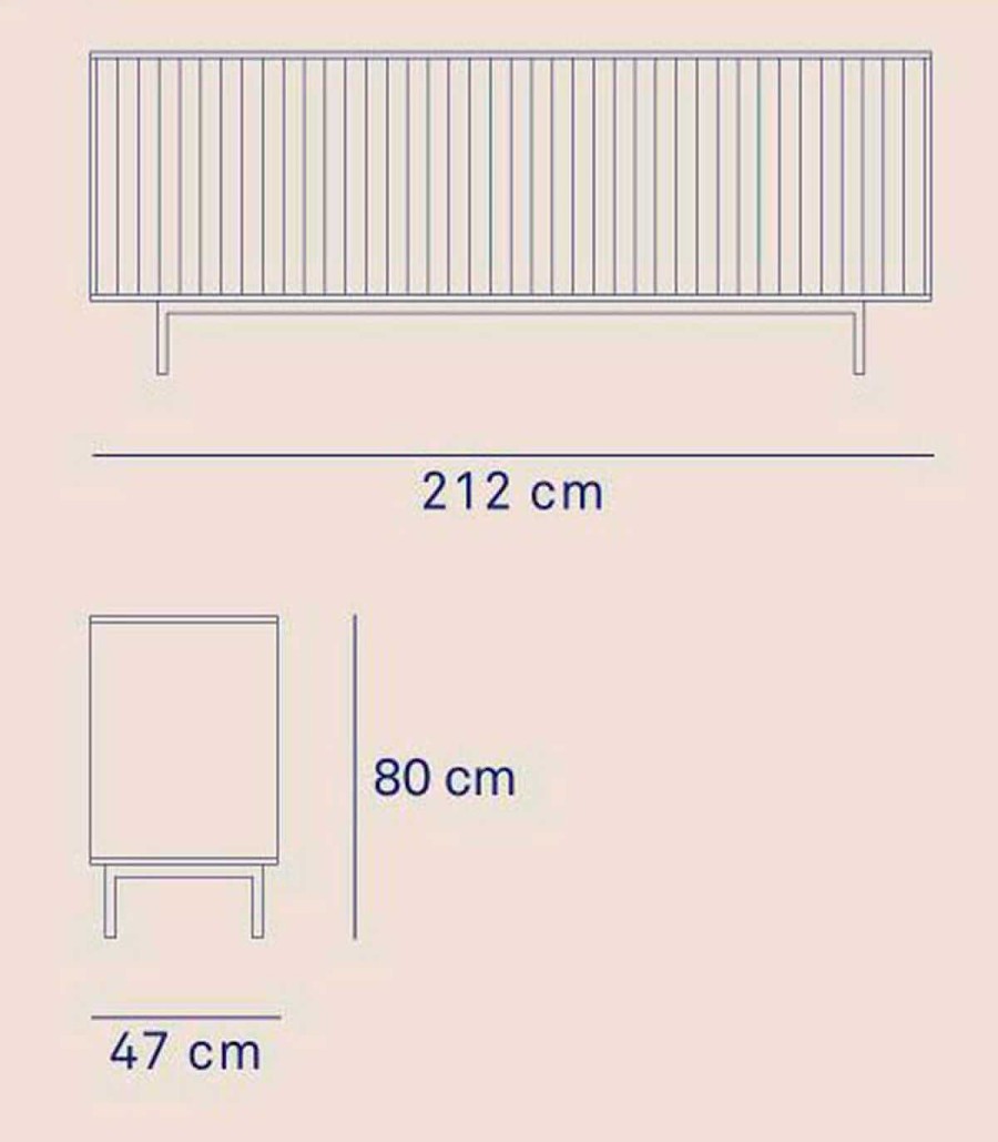 Comedor Ambar muebles | Aparador Moderno Sierra