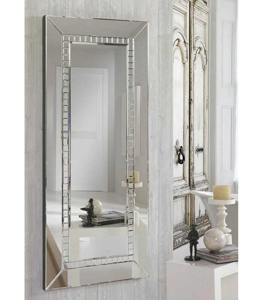 Decoraci N Ambar muebles | Espejo Vestidor De Cristal Moderno Isis