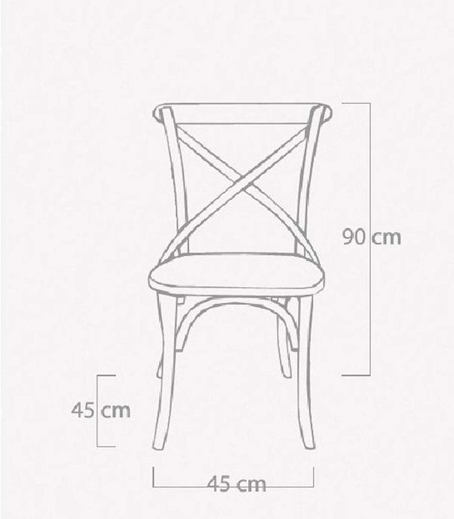 Comedor Ambar muebles | Silla Vintage Tonet Blanca