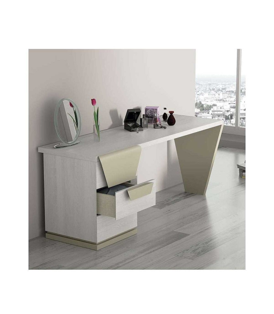 Auxiliares Ambar muebles | Escritorio Moderno Blanco Dor 87