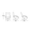 Sal N Ambar muebles | Sill N Giratorio Reclinable Tell